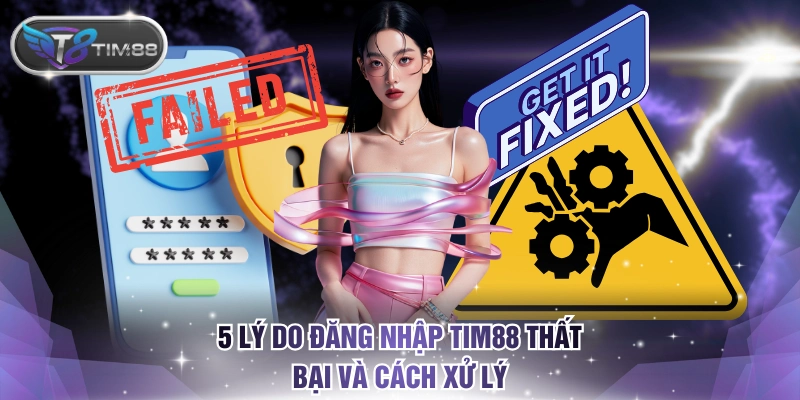 5 lý do đăng nhập TIM88 thất bại và cách xử lý