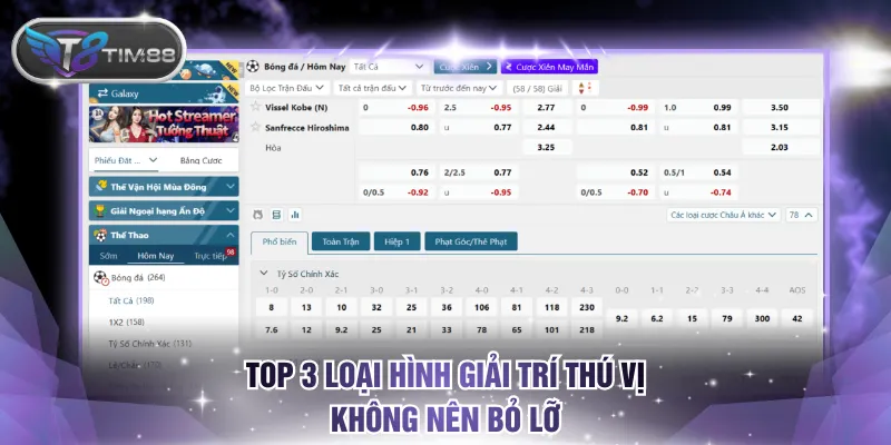 Top 3 loại hình giải trí thú vị không nên bỏ lỡ